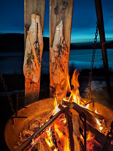 Todalsfjord Norwegen Ferienhaus A 19 Natur Fjord Lagerfeuer Fisch