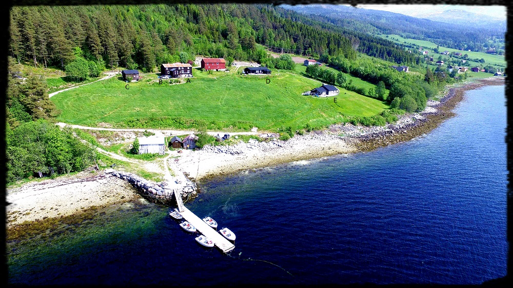 Todalsfjord Ferienhaeuser Von Oben