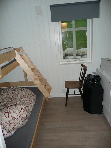 Todalsfjord Ferienhaus E Schlafzimmer Hochbett