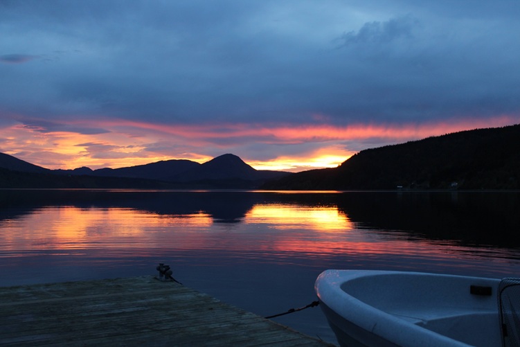 Todalsfjord Boot Steg Bootssteg 1