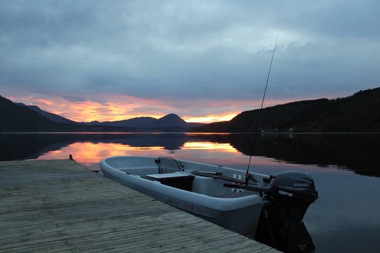 Todalsfjord Boot Steg Bootssteg 2