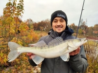 Raubfischangeln am großen Strom - Zander Angeln mit Gummifisch - Kurs Spinnfischen X./26